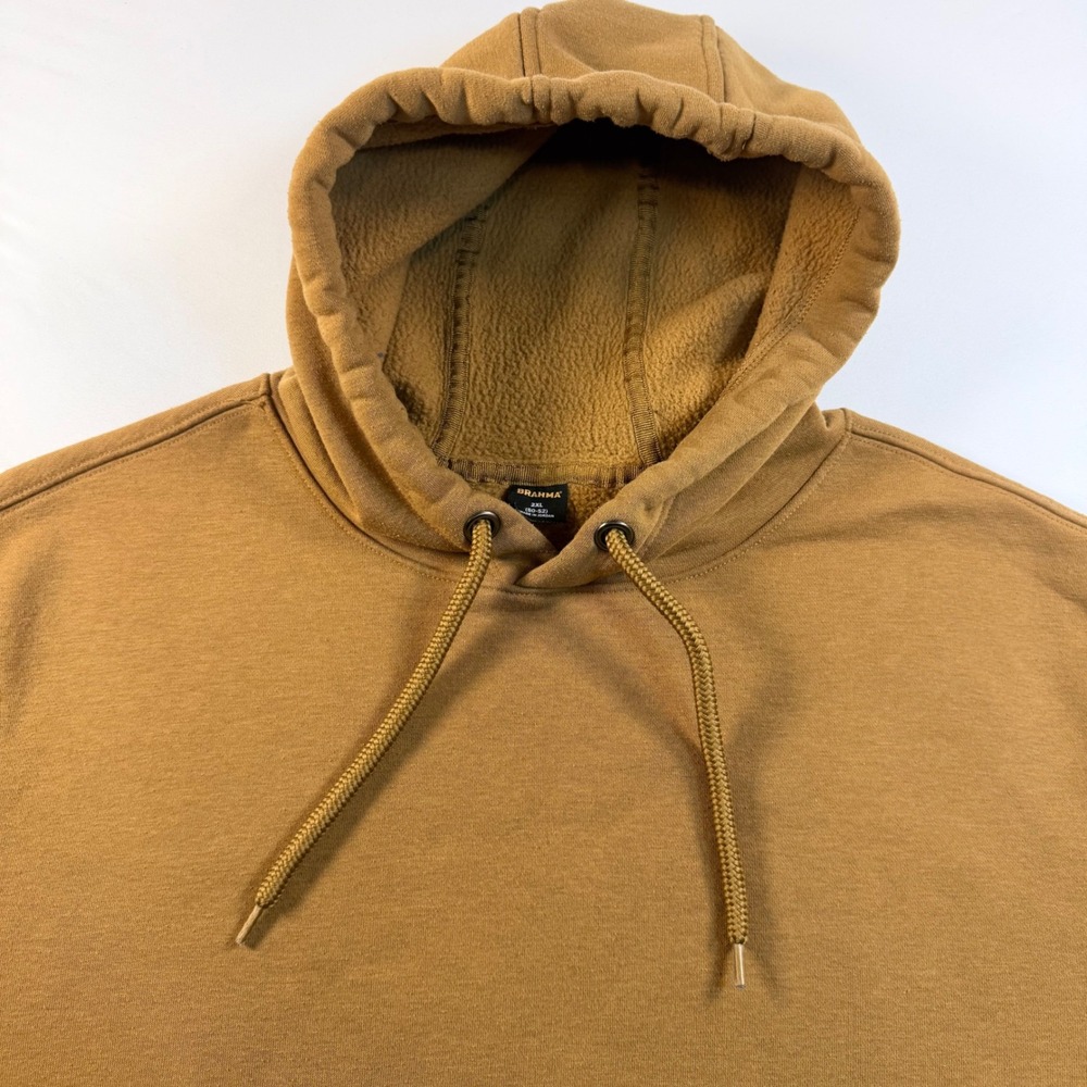 Brahma Trailblazer Pro Hoodie Mens 2XL Brown Heavyweight Fleece Pullover Work